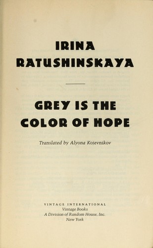 Seryĭ--t︠s︡vet nadezhdy