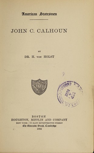 John C. Calhoun