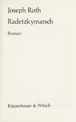 Radetzkymarsch