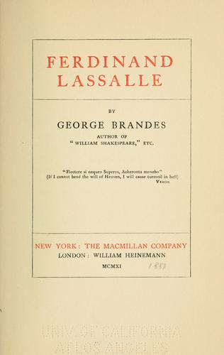 Ferdinand Lassalle
