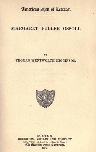 Margaret Fuller Ossoli