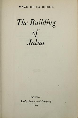 The Building of Jalna