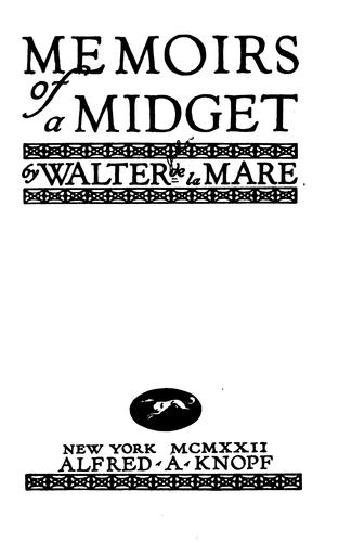 Memoirs of a midget