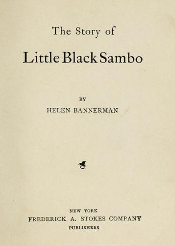 The Story of Little Black Sambo