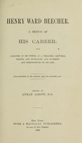 Henry Ward Beecher